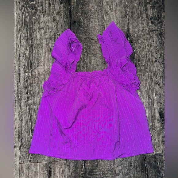 LUSH Ruffle Textured Tank Top - Picture 5 of 5